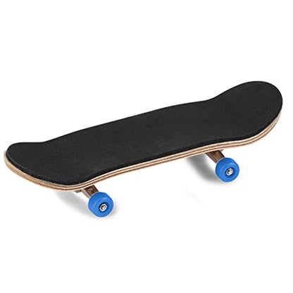 Professional Mini Fingerboards, Maple Wooden Alloy Fingerboard Finger Skateboards with Box Reduce Pressure Kids Gifts Finger Skateboard - color: Dark Blue