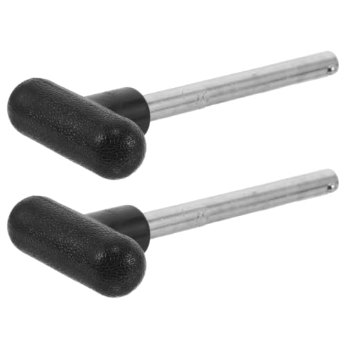 Weight Stack Pins Chromium-Plated Steel with T-Shaped Handle and 2pcs Heavy Duty 3/8" Diameter 4" Locking Space, Compact High Strength Pins for Weight for Home Gym Equipment