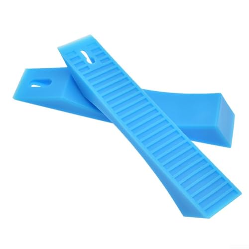 Deadlift Wedge Blocks for Barbell Weight Lifting, Silicone Anti-Slip Pads for Powerlifting(Blue) - size: Blue