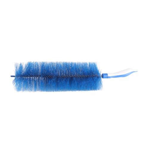Fan Dusting Brush Long Handle, Flexible Bendable Multipurpose Cleaning Brush for Household Fans Air Conditioners Blue 16.54 Inch