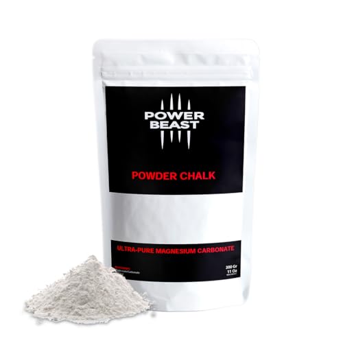 Powder Chalk Gym 300 Gr-10.58 Oz, Gym Chalk, Magnesium Carbonate for Better Grip, Weightlifting, Rock Climbing, Gymnastics, Bouldering, Weightlifting, Pool Billiards.