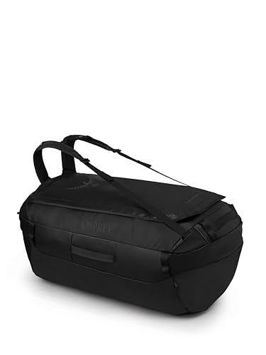Osprey Transporter Lightweight Travel Duffel Bag - Extra Large Water Resistant Durable Gear Bag for Men and Women - color: Raven Black, style: 120l