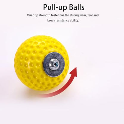 UKCOCO 2 Sets Grip Strength Trainer Workout Balls for Climbing Pull-up, Nonslip round Exercise Supplies with Wear-resistant Polyester Cotton and Nylon Material, Portable Design for Indoor