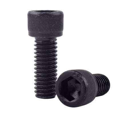 30Pcs #8-32 x 1 Socket Head Cap Screws Bolts, 12.9 Grade Alloy Steel Black Oxide Finish, Allen Hex Drive, UNC Coarse Full Thread - size: #8-32 x 1" (30PCS)