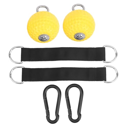 Pull up Ball Grip, Rock Climbing Grip with Strap Pull up Handles Hooks Non Slip Hand Hold Strength Trainer Exerciser Rock Climbing Accessories and Training Equipment for Bouldering Fitness and Workout