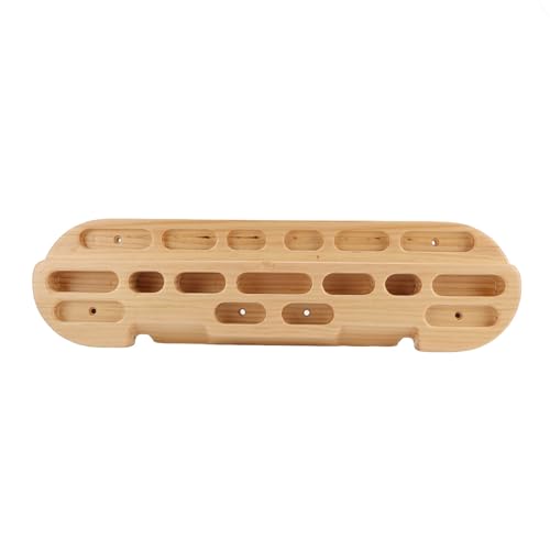 Pomya Portable Rock Climbing Fingerboard | Wooden Hangboard for Training with Pull Up Bar & Grip Strengthener Workout