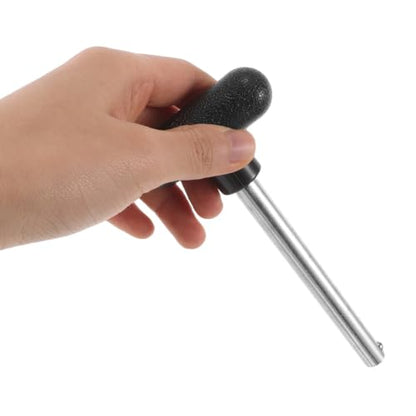 Toddmomy Weight Stack Pins with T-Shaped Handle, 3/8" Diameter 2pcs Heavy Duty Chromium-Plated Steel and 4" Locking Space, Enhanced Safety Locking for Home Gym for Cable Machines