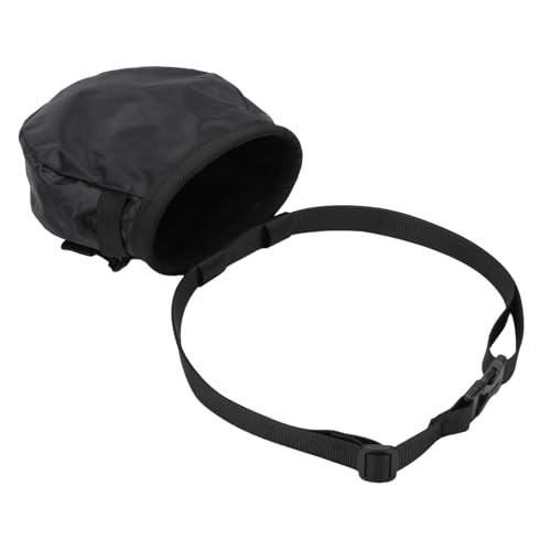 Jiawu Chalk Bag, Oxford Cloth Climbing Chalk Bag, Powder Storage Pouch with Fleece Lining, Adjustable Drawstring, for Rock Climbing, Bouldering, Gym, Weightlifting