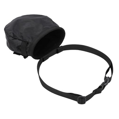 Jiawu Chalk Bag, Oxford Cloth Climbing Chalk Bag, Powder Storage Pouch with Fleece Lining, Adjustable Drawstring, for Rock Climbing, Bouldering, Gym, Weightlifting