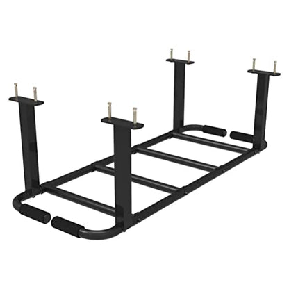Heavy Wall Mounted Pull-up bar Climbing Frame, Home Gym Ceiling Exercise Training, Horizontal Parallel Bars, Safe and Stable (Color : Black) - color: Black