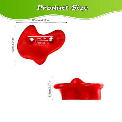 12Pcs Unique Rock Wall Climb Holds Set Climbing Wall Stone for Homes Gym and School Play Areas Enduring Climbing Stone - color: Red
