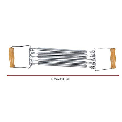 Chest Expander, Removable Spring Resistance Bands, Home Gym Equipment for Muscle Building Strength Training Stretching Routines