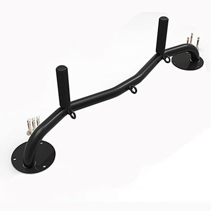 Chin Up Bar Wall mounted pull up bar,Steel strength training horizontal bar with rings,Swing sandbag resistance band hanging fitness bar