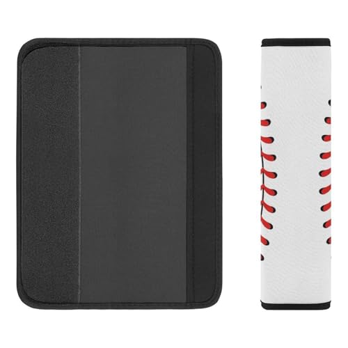 2PCS Breathable Car Seat Belt Pad for Elderly Support, Stroller Pushchair High Chair, Baseball Seat Belt Cushion, Anti-Slip Pad - color: Pattern 643