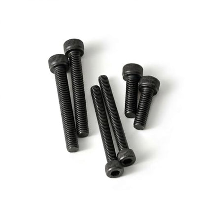 M5 x 8mm (50 Pack) Socket Head Cap Bolts with Hex Spanner, Black Oxide 304 Stainless Steel 18-8, Allen Socket Drive, Full Thread