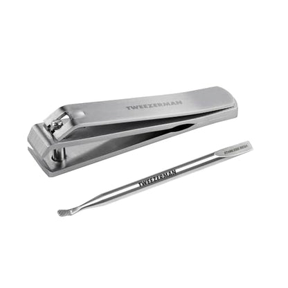 Tweezerman Extra Strength Toenail Care Kit, Clipper & Mini Cuticle Pushy - style: Toenail Clipper + Mini Cuticle Pushy