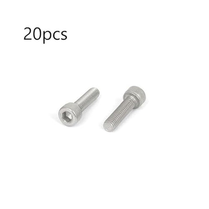 TOP-VIGOR 20Pcs M5-0.8 x 18mm Hex Socket Head Cap Screws, Allen Socket Drive DIN912, 304 Stainless Steel Replacement Machine Fastener Screws for Bicycle Motorcycle Machine Repairment - size: M5 x 18mm x 20pc