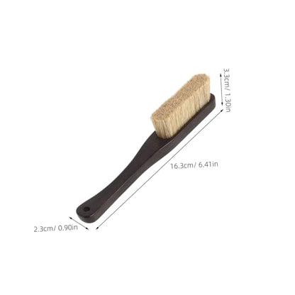 Abaodam Portable Rock Climbing Chalk Brush with Wooden Handle and Boar Hair Bristles Lightweight Design Efficiently Removes Chalk and Dirt for Outdoor Climbing and Workouts