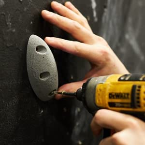 Escape Climbing 10 Screw-On Jugs | Premium Plastic Rock Climbing Holds Designed for Beginners | Ideal Holds for Kids Climbing Wall | Easy To Install | Installation Hardware Included