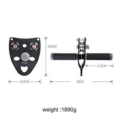 Pulleys Professional Rock Climbing Mountaineering Cable Rope Pulley with Handle Grip