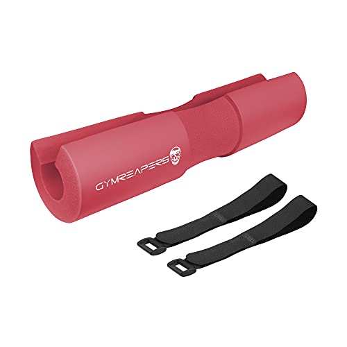 Gymreapers Barbell Squat Pad - Protective Bridge Pad For Hip Thrust, Squats, Lunges - Hip Support, Neck Protection For Bar - color: Pink