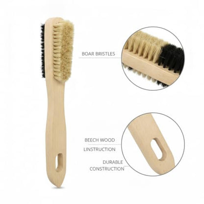 Climbers' Essential Brush with Beech Wood Handle for Chalk and Mark Removal