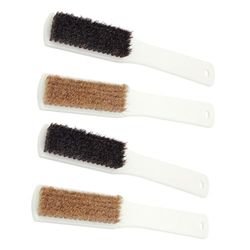 4pcs Walnut Rock Cleaning Brush Handheld Tool Sturdy Boar Hair Bristles for Chalk Removal Lightweight and Portable Climbing Accessory for Sports Enthusiasts