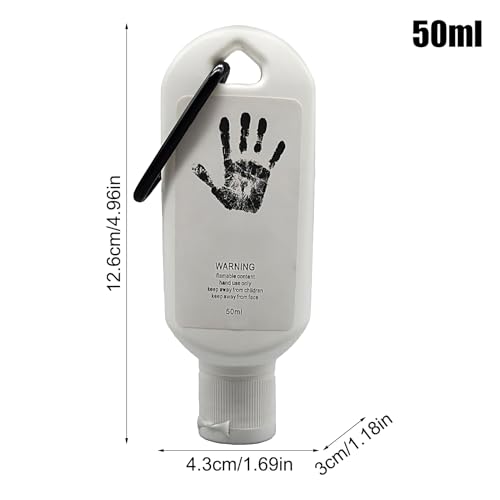 Hand Chalk - Non-Slip Liquid Exercise Accessories - 50ml Rock Climbing Grip Gymnastics Chalk - for Basketball Badminton Training Weightlifting Deadlifts Athletes Powerlifters - color: White