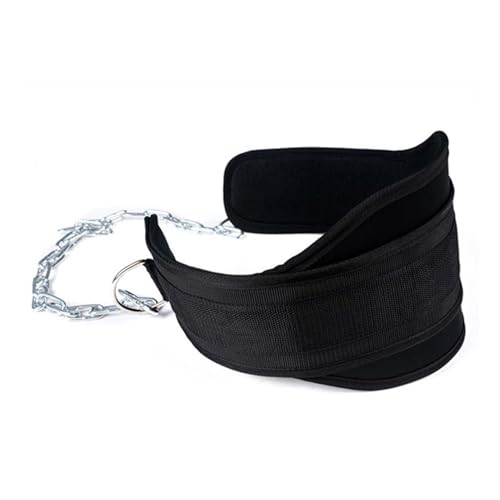 Dip Belt - Weighted Lifting Belt with Steel Chain, Heavy-Duty Strength Training, Durable Gym Accessory | Pull-Up powerliftings Bodybuilding for Home Workout Fitness