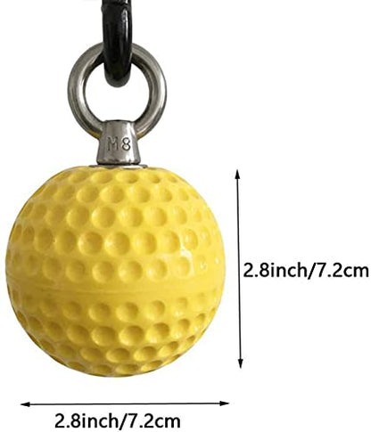 2 Piece Training Balls with Ball Grip Wooden Balls for Climbing Training, Forearm Training for Increased Grip Strength for Climbers.