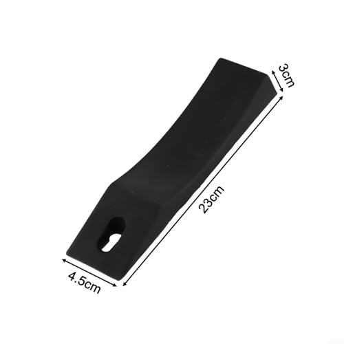 Silicone Deadlift Wedges For Weight Lifting, Anti-Slip Barbell Loading Blocks For Powerlifting And Squats, Portable Plate Lifters For Gym Strength Training(Black) - size: Black