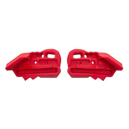 TRANGO Rock Prodigy Hangboard - Finger Training Board for Rock Climbing, Build Finger Strength, Home Training Board, Natural - Beech Wood, Pivot, Forge, Training Center - style: Pivot (Red)