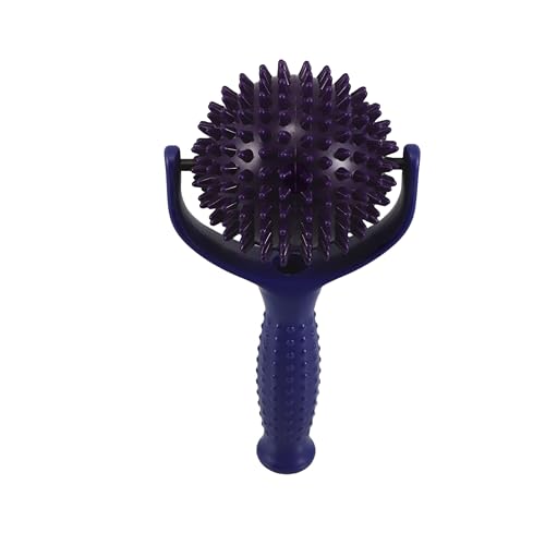 Veemoon Handheld Yoga Massage Stick with Large Spiky Balls Portable Muscle Roller for Shoulder and Leg Massage for Athletes and Muscle Relaxation