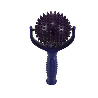 Veemoon Handheld Yoga Massage Stick with Large Spiky Balls Portable Muscle Roller for Shoulder and Leg Massage for Athletes and Muscle Relaxation