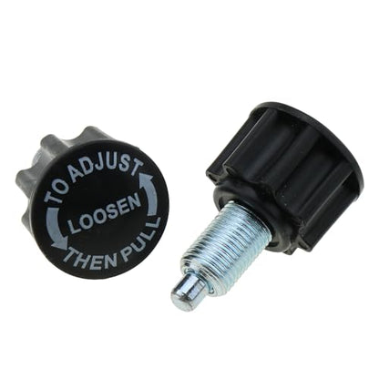 DGZZI 2PCS Fitness Equipment Spring Knob Pop Pin M16 Plum Pull Pin Adjusting Pin Knob Suitable for Exercise Bike and Fitness Equipment