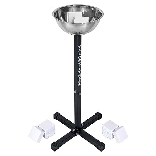 Valor Fitness Chalk Holder Station – Gym Chalk Stand Includes 8-2 oz Chalk Blocks for Weightlifting, Gymnastics, Rock Climbing, Boxing & Martial Arts Grip Support Strength Training Accessories