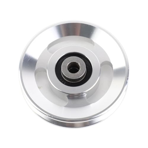 TROUVAILLE Bearing Pulley Wheel, 90mm Aluminum Cable Pulley Wheel, Maximum 660LBS Load, Power Rack Pulley Attachment for Gym Equipment