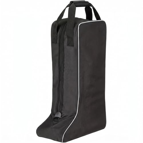 Bags for Cowboy Boots with Handle Heavy-Duty Polyester Equestrian Boot Bag, Cowboy Boot Travel Bag with Outer Pocket for Cowboy Boots, Snow Boots, Travel and Daily Use