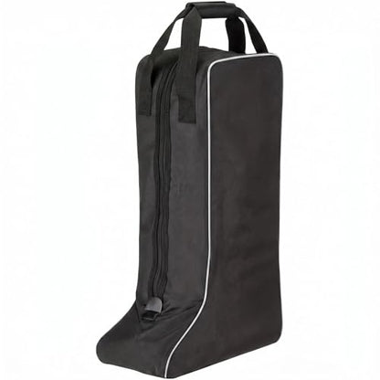 Bags for Cowboy Boots with Handle Heavy-Duty Polyester Equestrian Boot Bag, Cowboy Boot Travel Bag with Outer Pocket for Cowboy Boots, Snow Boots, Travel and Daily Use
