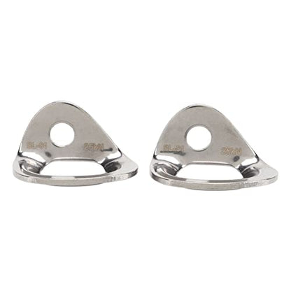 2 Pcs Climbing Bolt Hanger, 25kN Climbing Wall Bolt Hanger, 316 Stainless Steel Large Bearing Capacity Anchor for Rock Climbing and Home Gyms, Hammocks