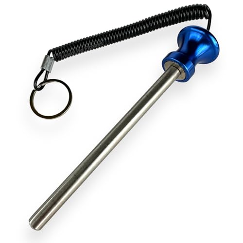 TreadLife Fitness Universal Weight Stack Pin for Commercial Gym or Home Gym | Heavy Duty Pin Insert | Health Club Grade Steel - style: Blue