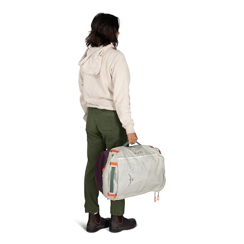 Osprey Transporter Lightweight Travel Duffel Bag - Extra Large Water Resistant Durable Gear Bag for Men and Women - color: Glow Dew-torrent Blue, style: 40l