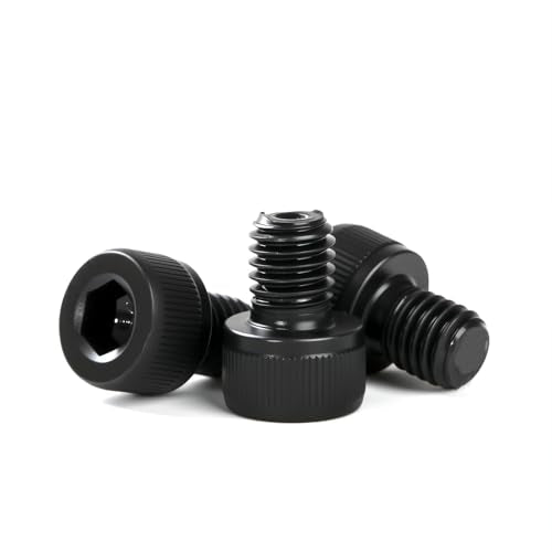 M6-1.0 x 16mm Socket Head Cap Screws Cap Bolts, 12.9 Grade Alloy Steel Black Oxide, Allen Socket Drive, Machine Full Thread, 30 PCS (8mm-80mm Available) - size: M6x16mm(30PCS)