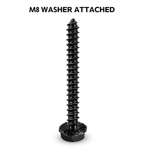 Mounting Dream Lag Bolt Kit for TV Mount Comes with M8 Lag Bolt for Wood Stud, Fischer Anchors for Concrete Wall, Includes Allen Key and Bubble Level