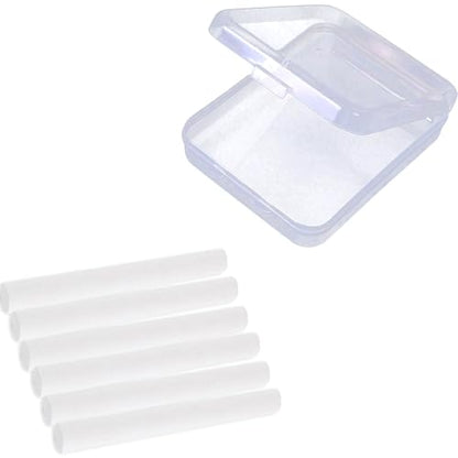 2 Pieces Chalk Holders Storage Box Storage Containers Small Case Clear Chalk Holders Storage Organizers for School