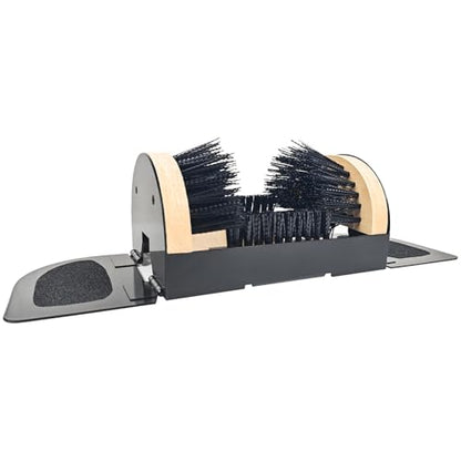 Earl Diamond Boot Scrubber - Outdoor Shoe Scraper Cleaner Brush - Heavy Duty Durable Shoe Cleaning Brush (with Pedal)