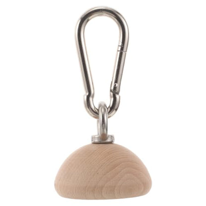OUNONA Grip Strengthener for Climbers - Wooden Half Sphere Training Ball - Hand Exercise Equipment for Muscle Building - Finger Strength Device