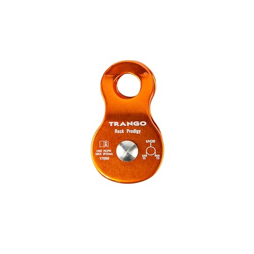 TRANGO Pulley - Alpine & Mountaineering Pulley, Orange, Lightweight Size - color: Orange