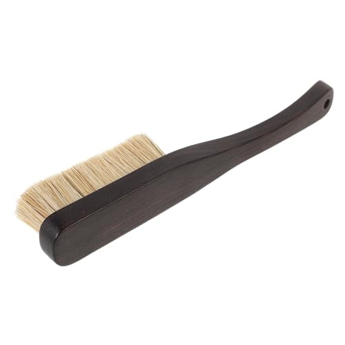 Boar Hair Climbing Chalk Brush with Ergonomic Wood Handle for Outdoor Climbers, Natural Surface and Grip Cleaner, Reducing Hand Fatigue and Quick Drying for Lengthy Climbs