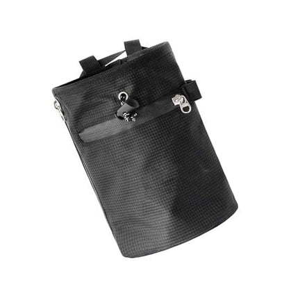 Chalk Bag for Rock Climbing, Bouldering Chalk Bucket with Waist Strap Watertight Zippered Pocket Equipment